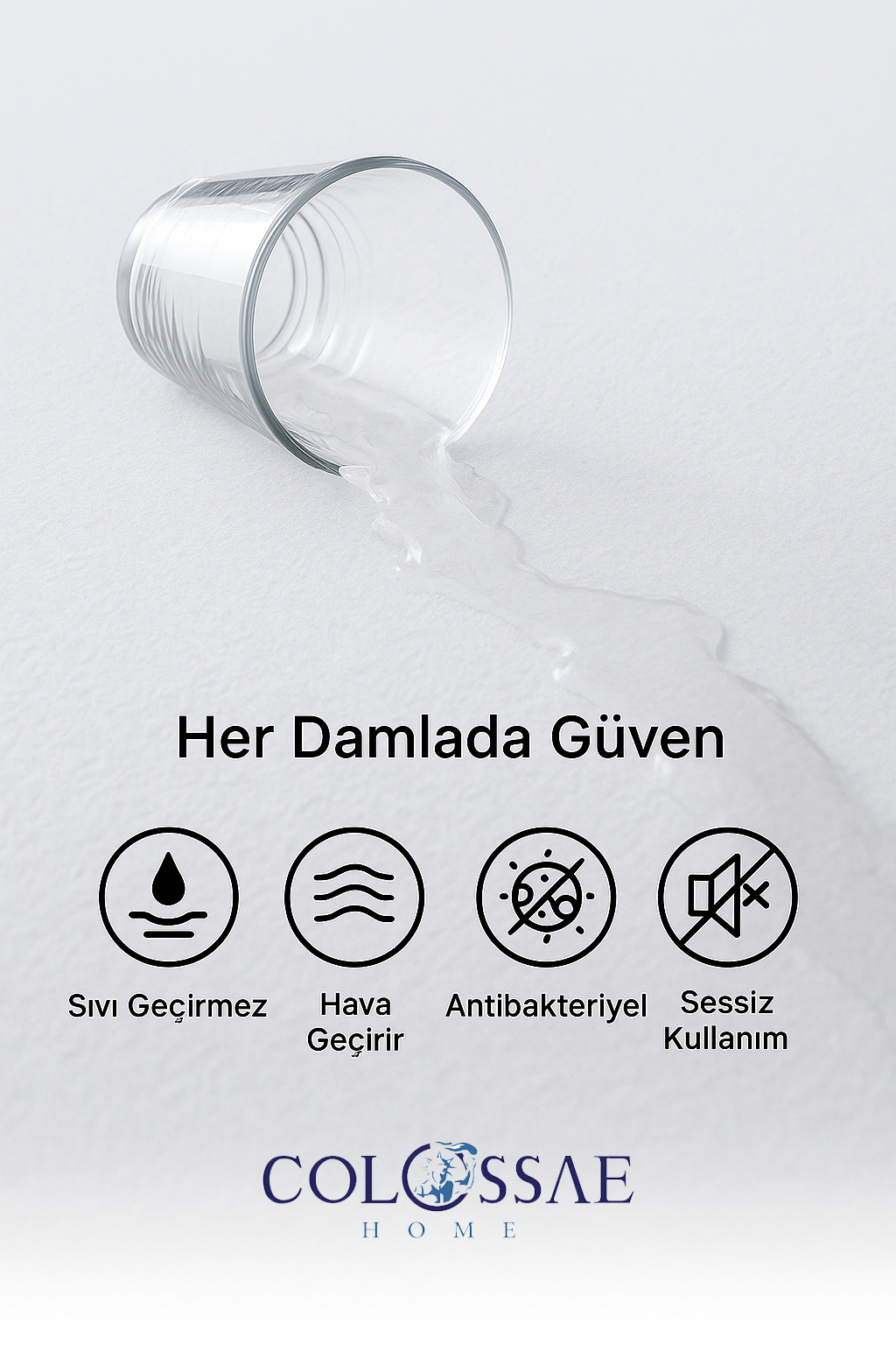 %100 Pamuk Fitted Alez – Sıvı Geçirmez Yatak Koruyucu Alez (Tek Ve Çift Kişilik)