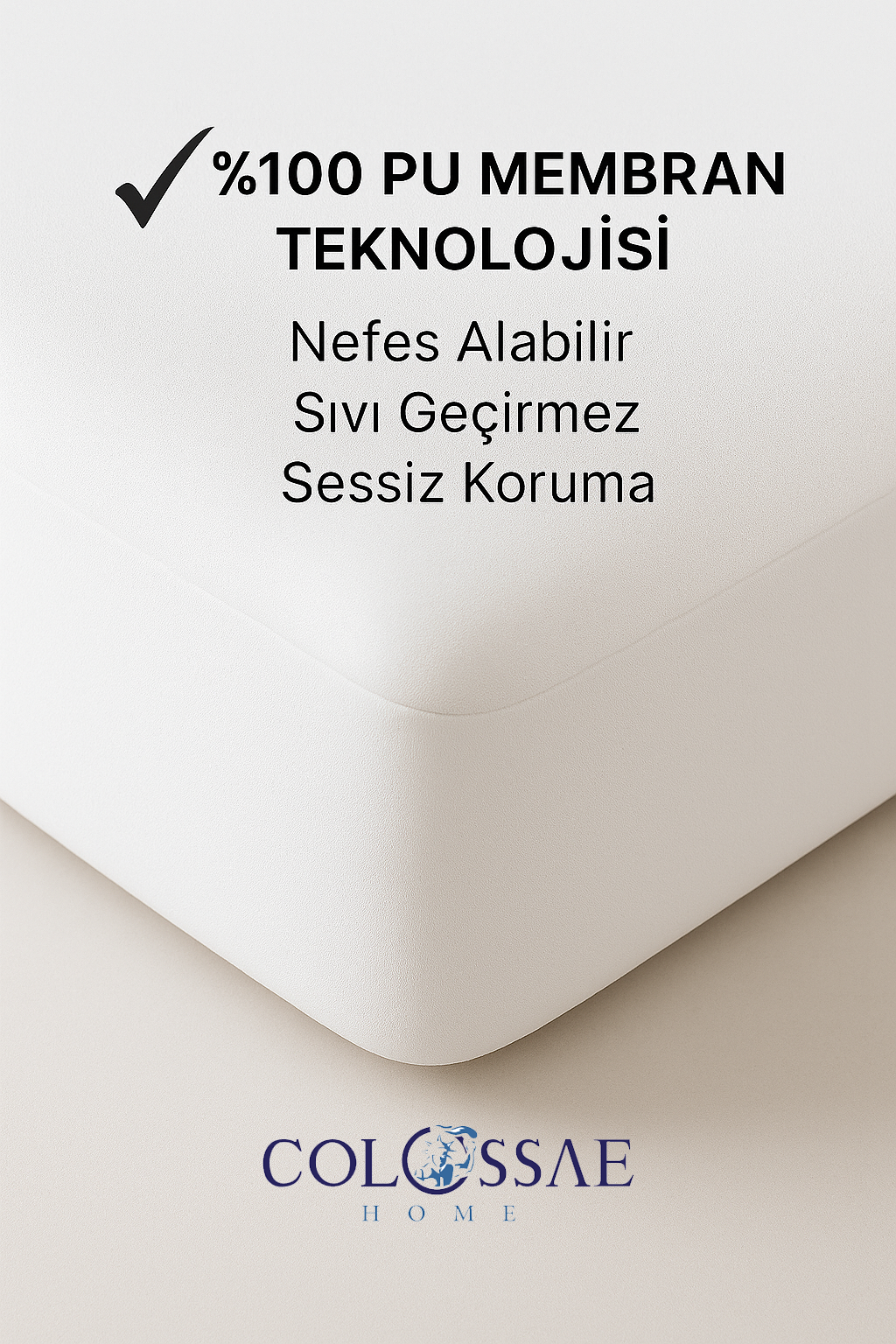 %100 Pamuk Fitted Alez – Sıvı Geçirmez Yatak Koruyucu Alez (Tek Ve Çift Kişilik)